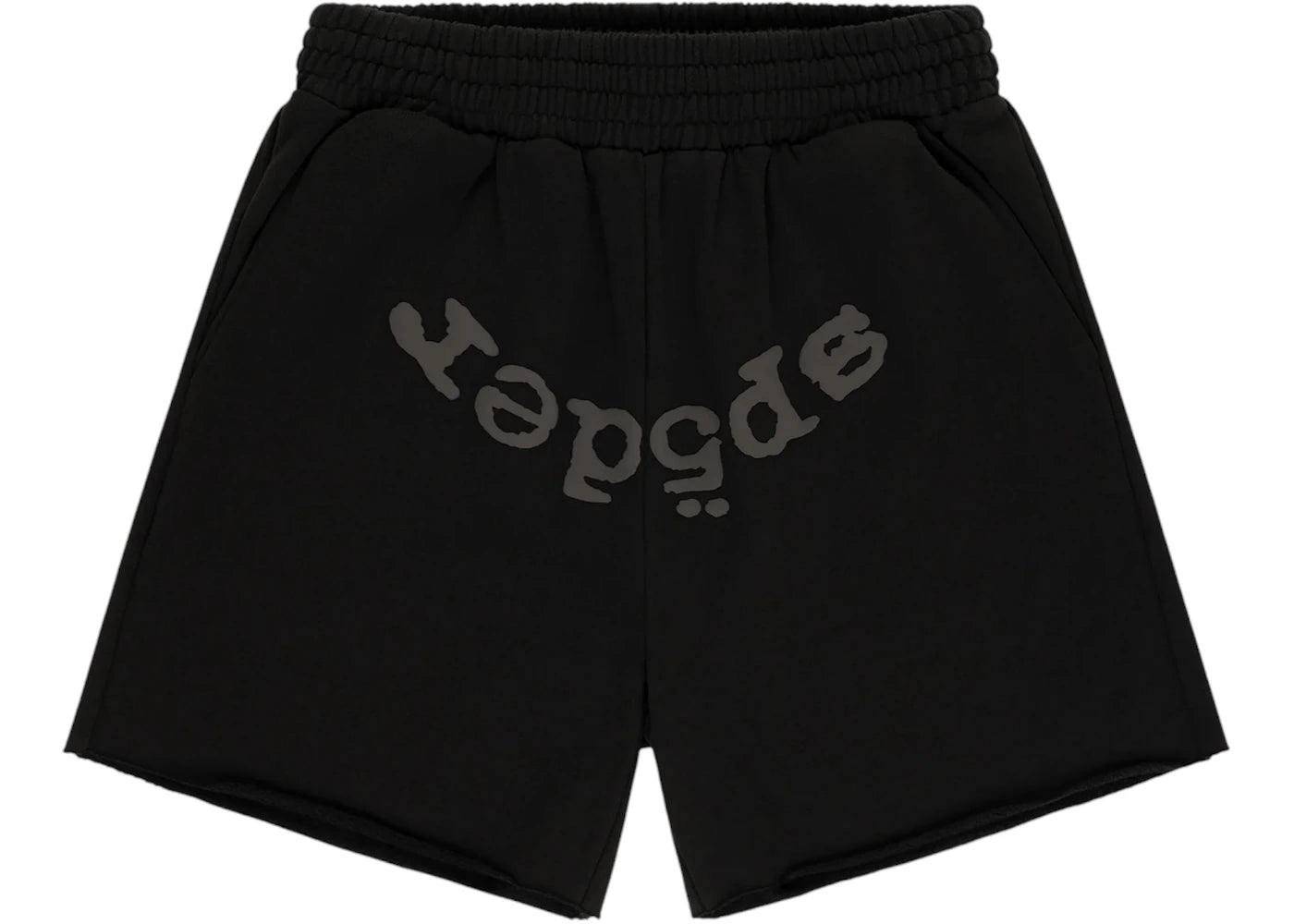 Sp5der OG Web V2 Phantom Sweatshort-Black