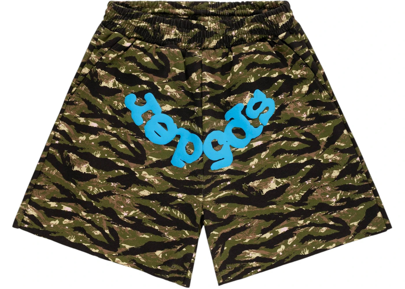 Sp5der OG Web V2 Tiger Camo Sweatshort-Tiger Camo