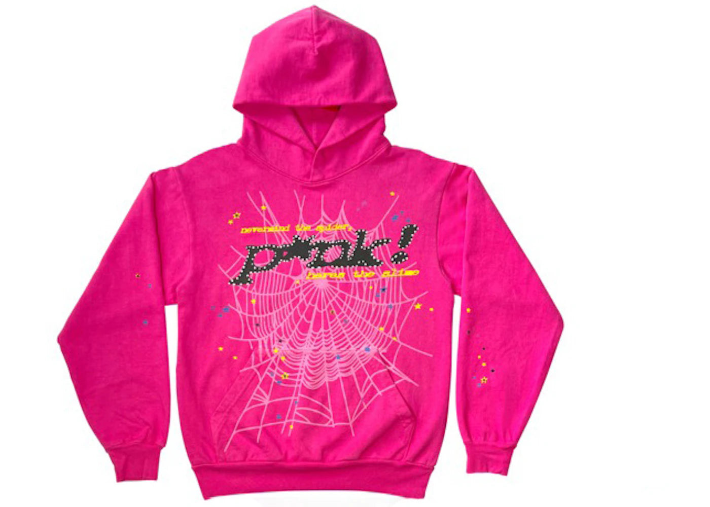 Sp5der P*NK Hoodie-Pink