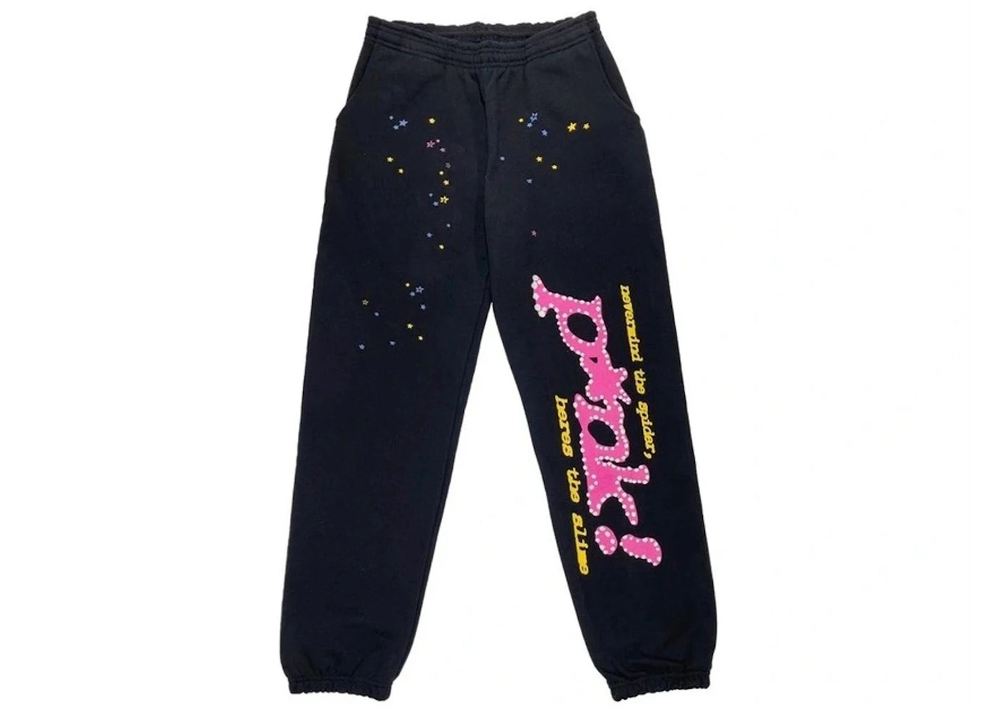 Sp5der P*NK Sweatpants-Black