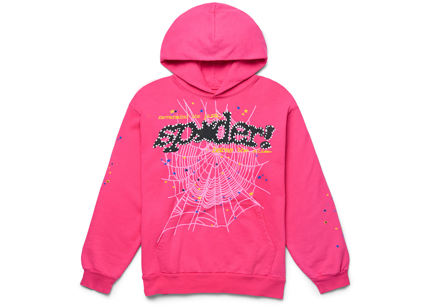 Sweat à capuche Sp5der P*NK V2 - Rose
