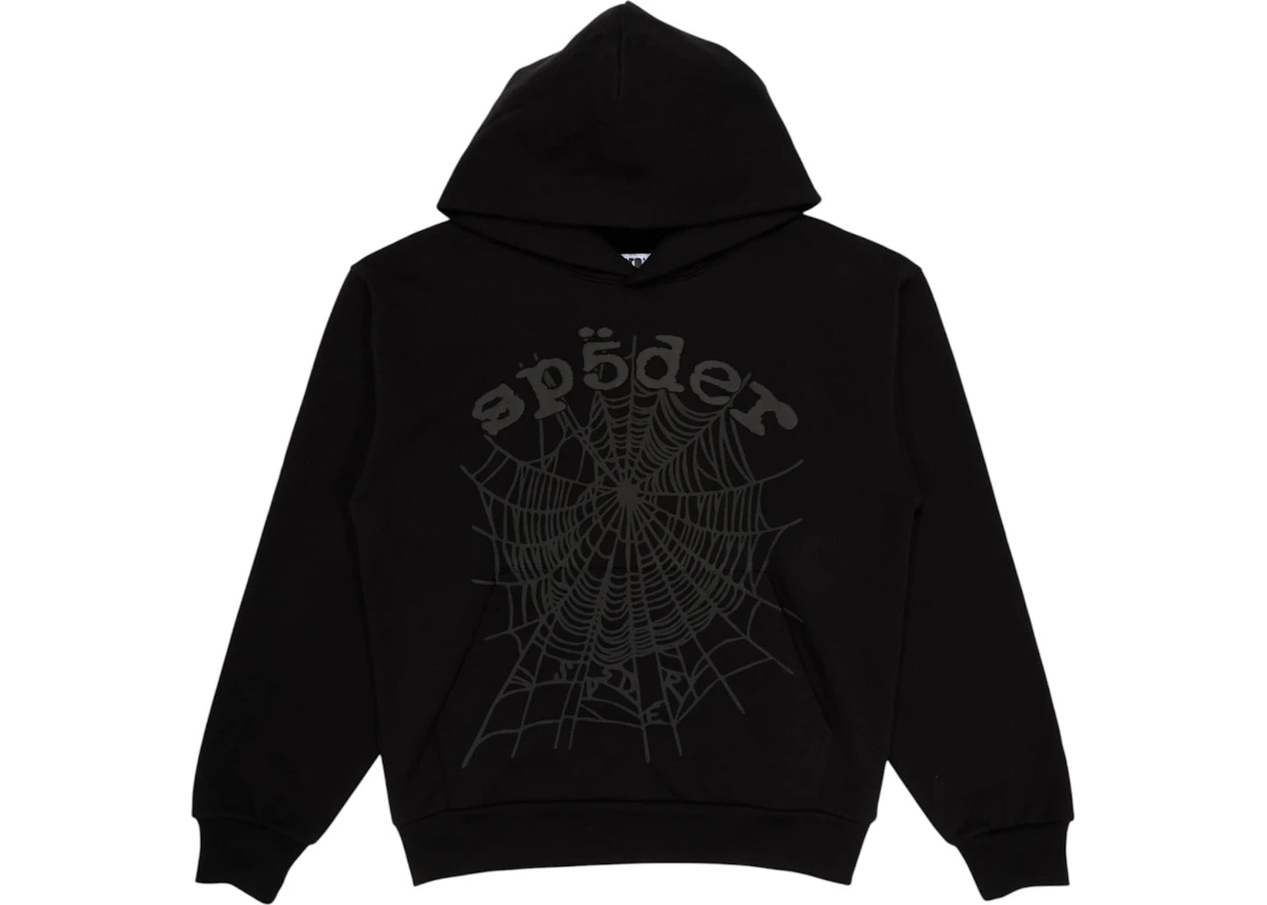 Sp5der Phantom Web Hoodie-Black