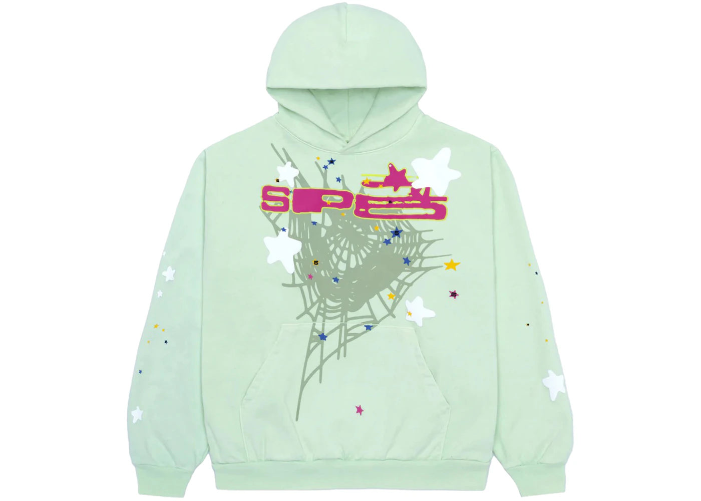 Sweat à capuche SP5der SP5 Menthe - Menthe