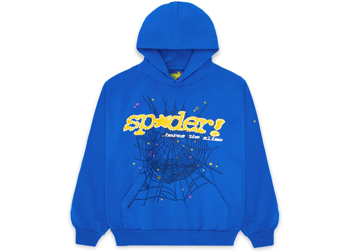 Sweat à capuche Sp5der TC - Bleu