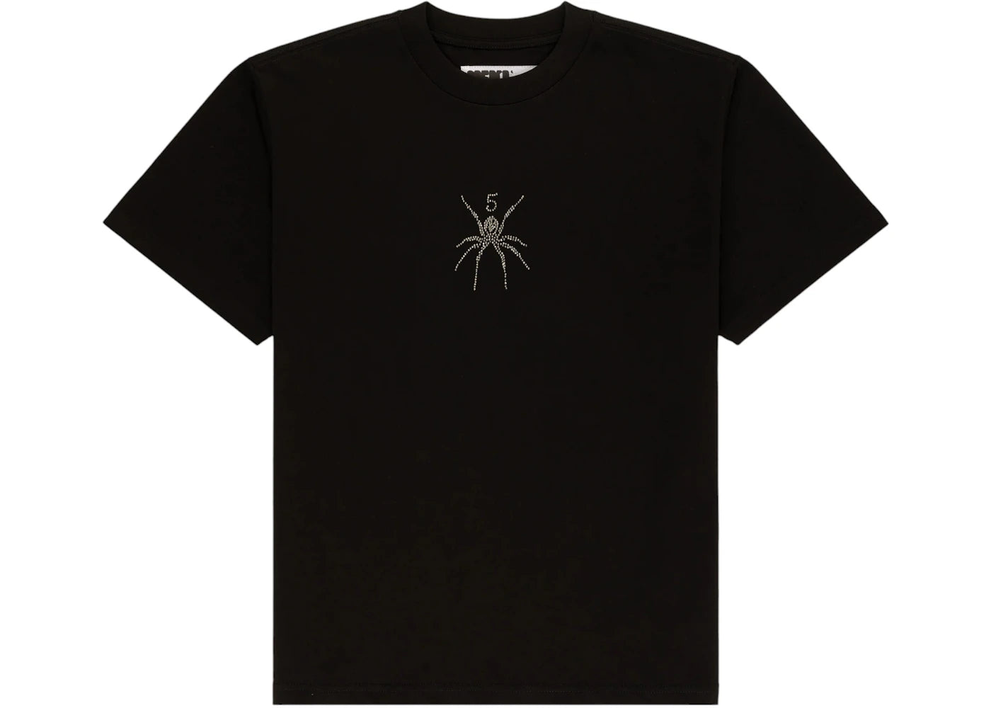 T-shirt à strass Sp5der TM - Noir