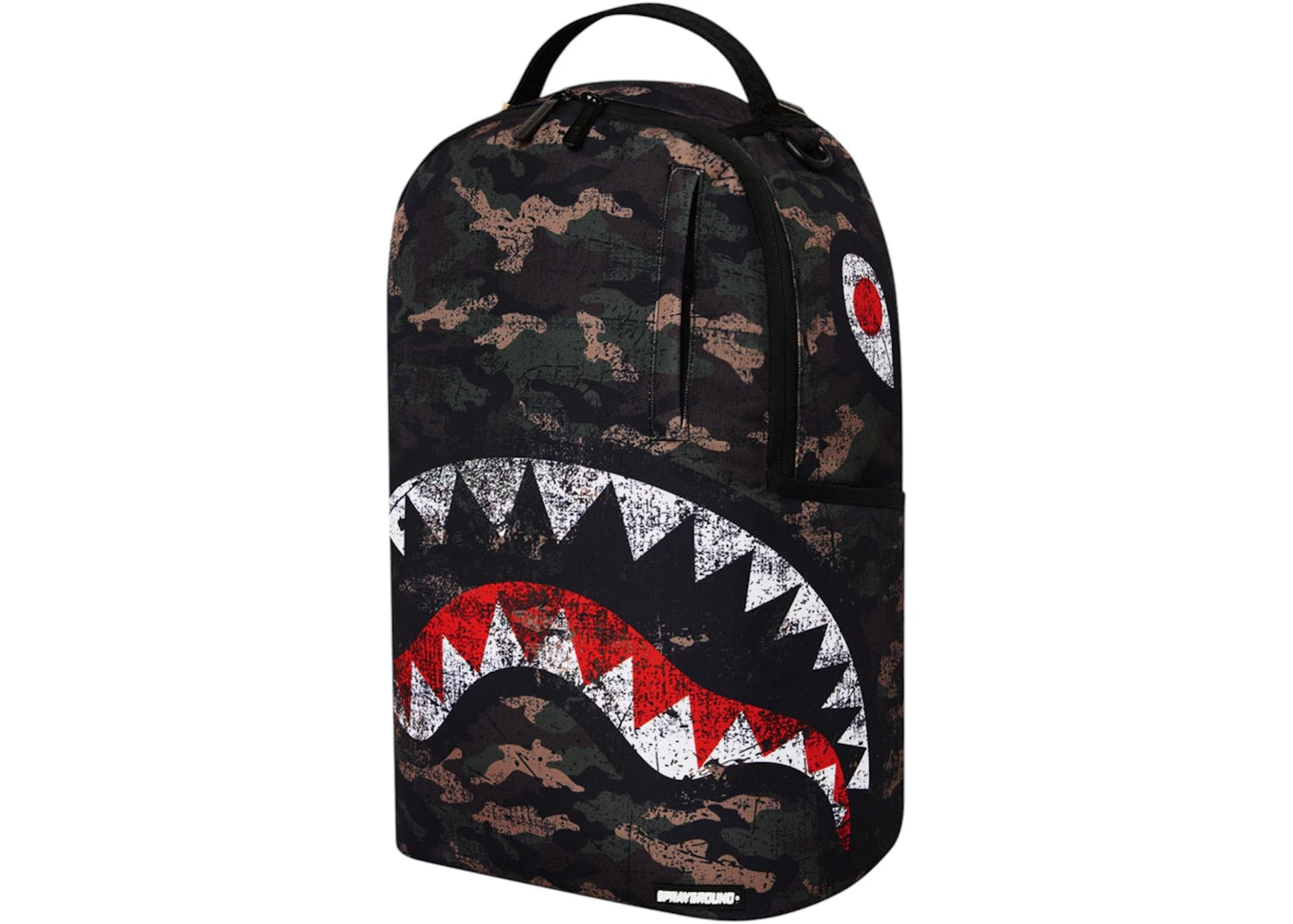 Sprayground Ambush Camo Backpack Backpack Black Green Brown - main view