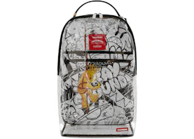 Sprayground Clear DLX Astromane Sky Writer Backpack Clear - main view