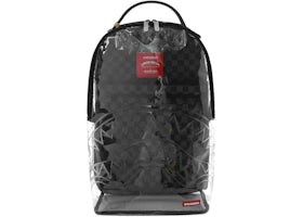Sprayground Clear DLX Checked Out Backpack Clear - main view