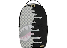 Sprayground Cream Check Unfinished Shark Dlxsv Backpack Multicolor/Red - main view