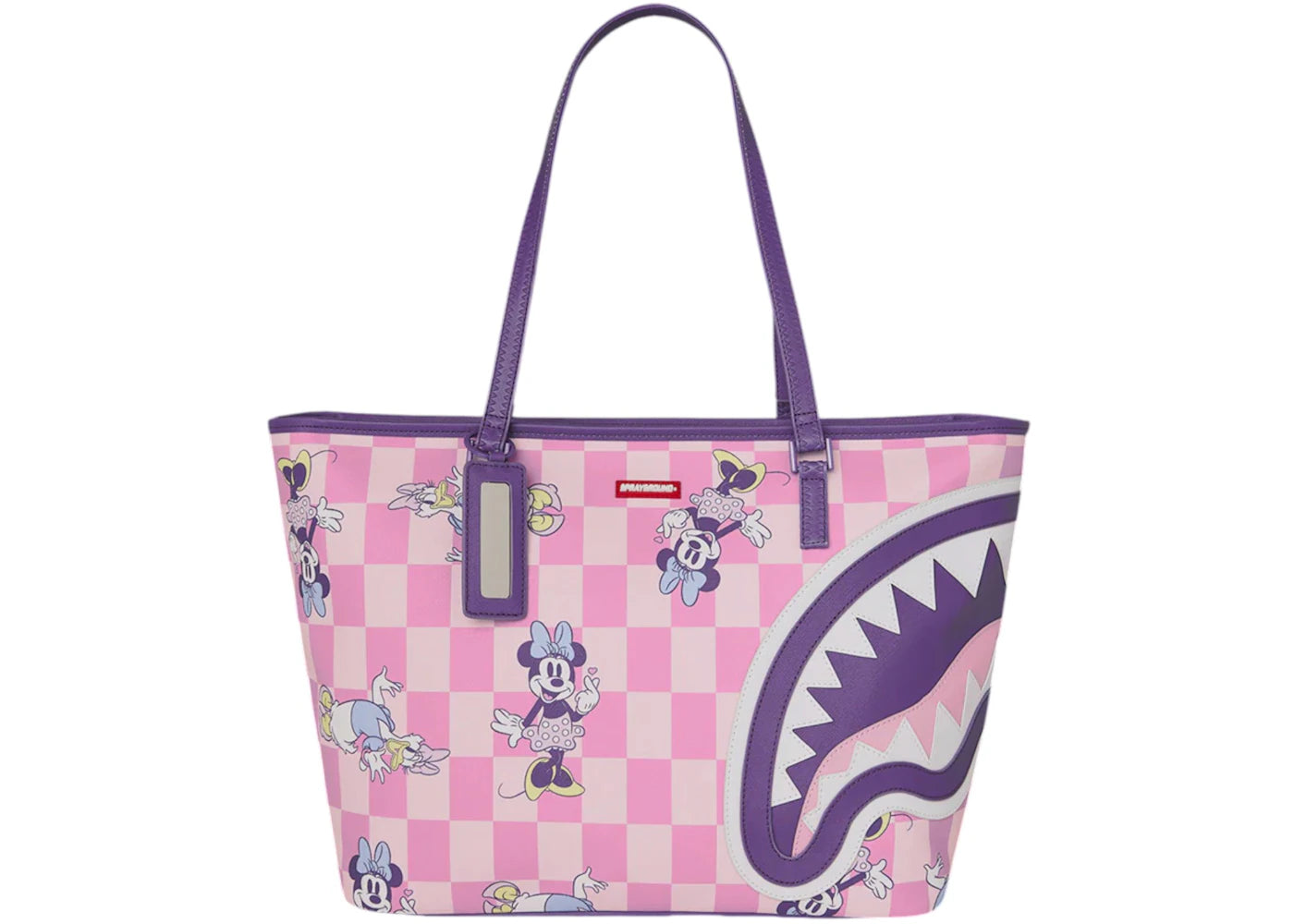 Sprayground Disney Minnie Daisy Check Tote Multicolor - main view