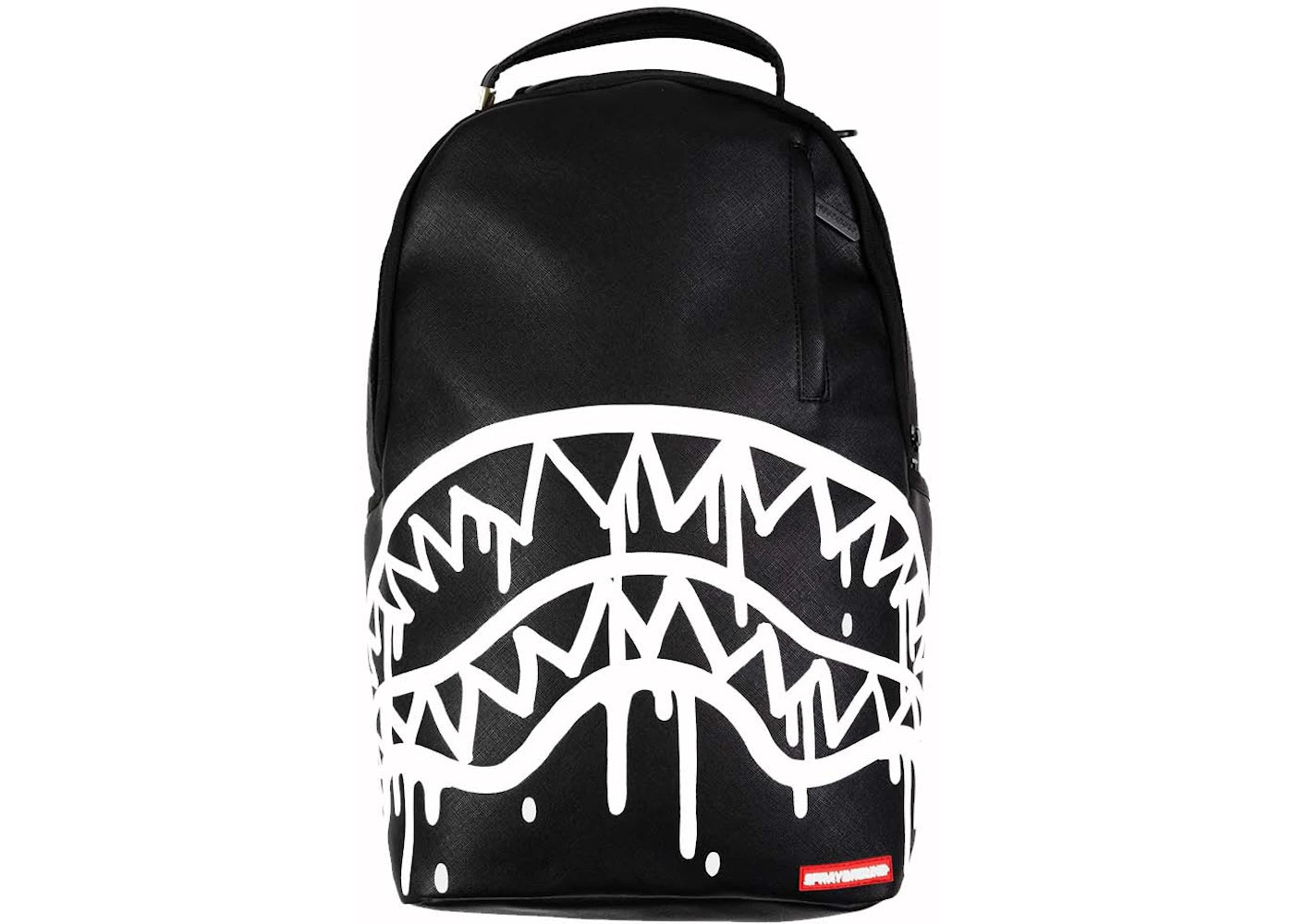 Sprayground Drip Shark Central DLXSV Backpack Black/White - main view