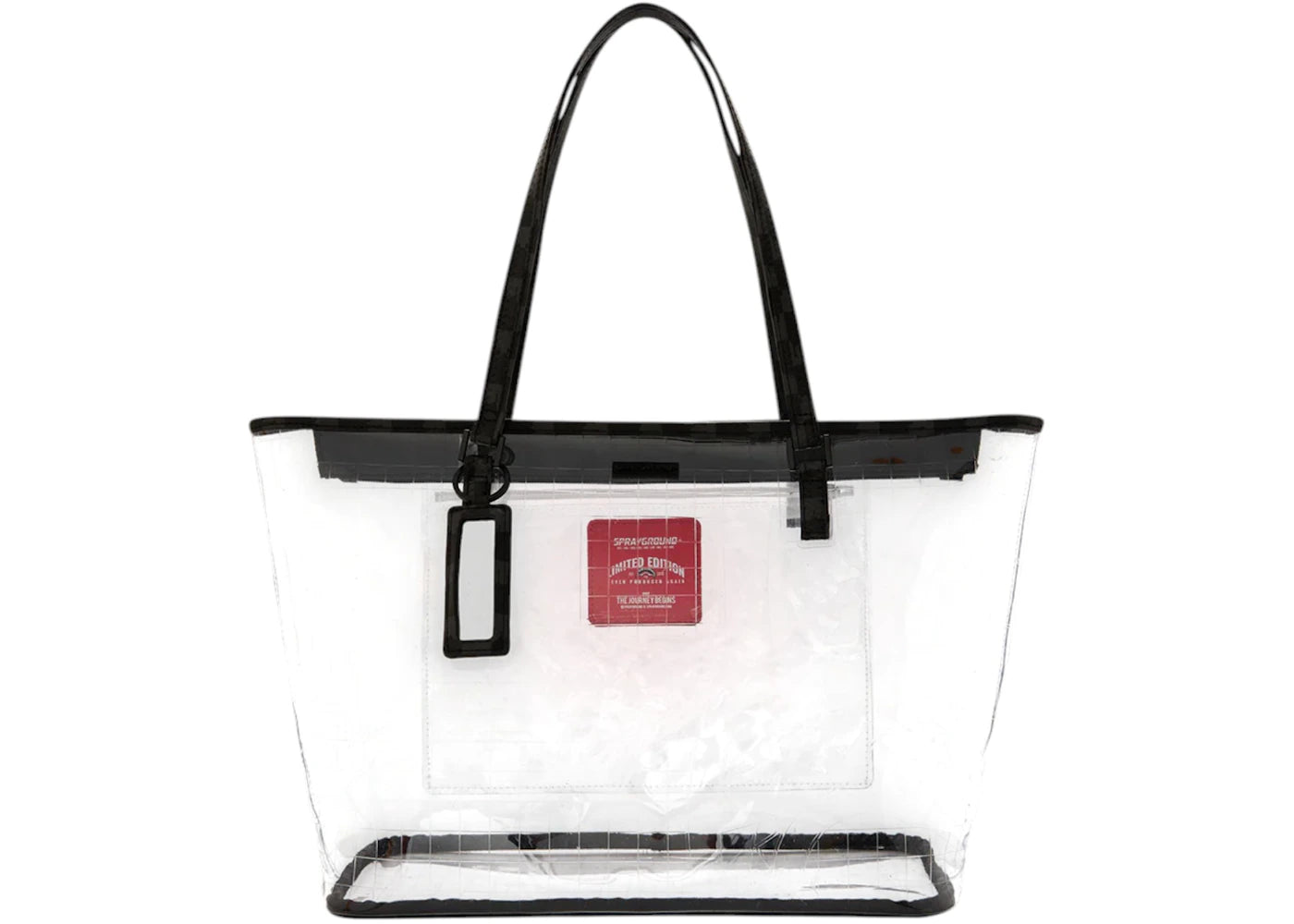 Sprayground Fully Clear Sharks In Paris Tote Clear - main view