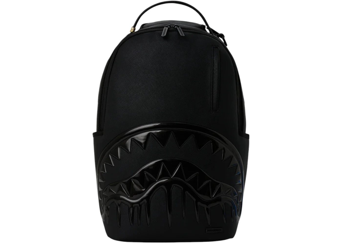 Sprayground Glossy Bossy Blk Metallic Backpack Black Metallic - main view