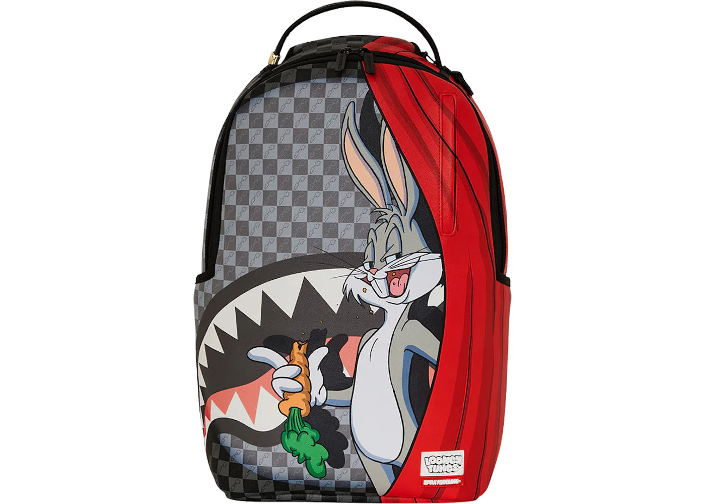 Sprayground Looney Tunes Bugs Bunny Wasup Backpack Grey/Red - main view