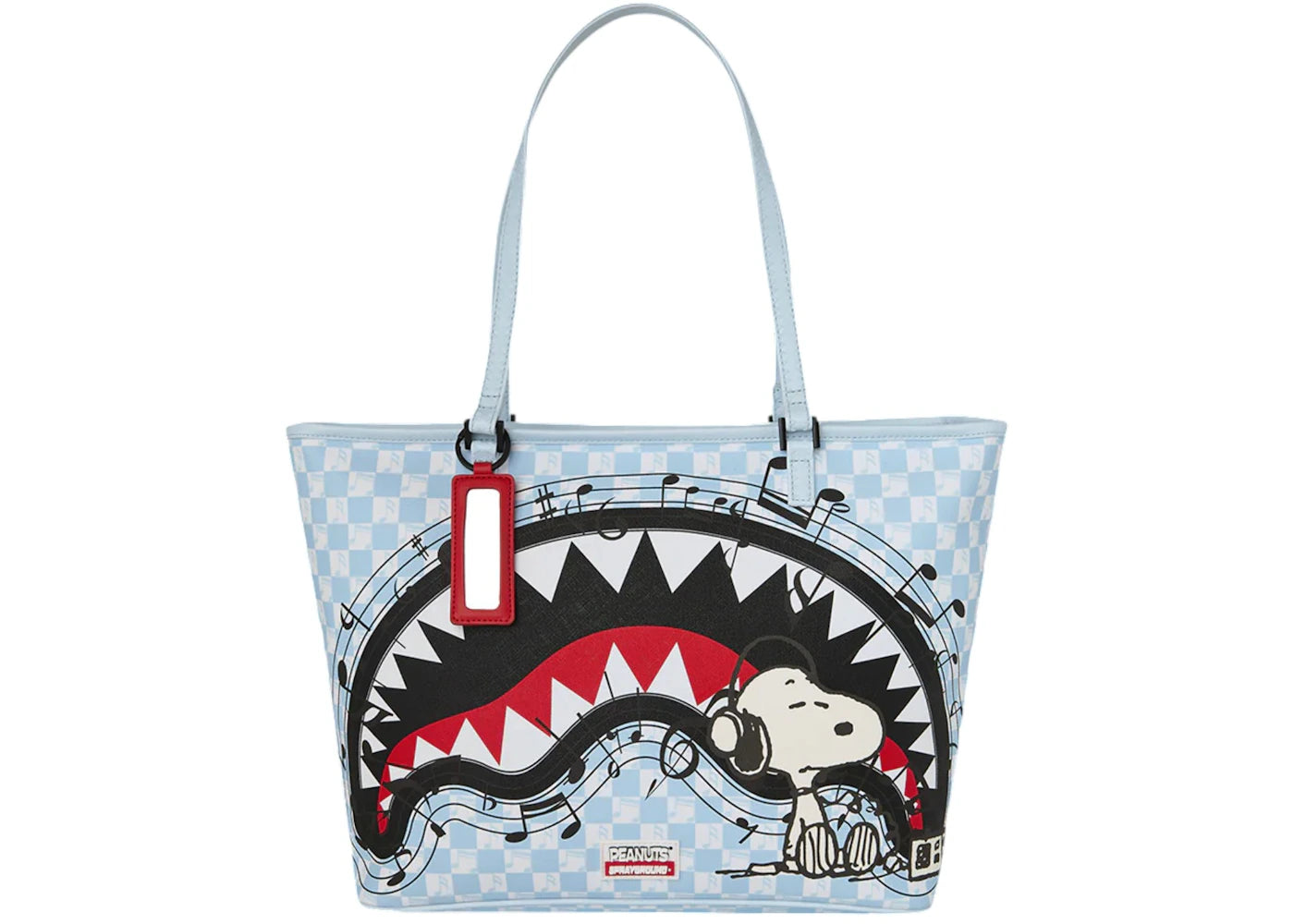 Sprayground Peanuts Snoopy Tuned Up & Tuned Out Tote Multicolor - main view