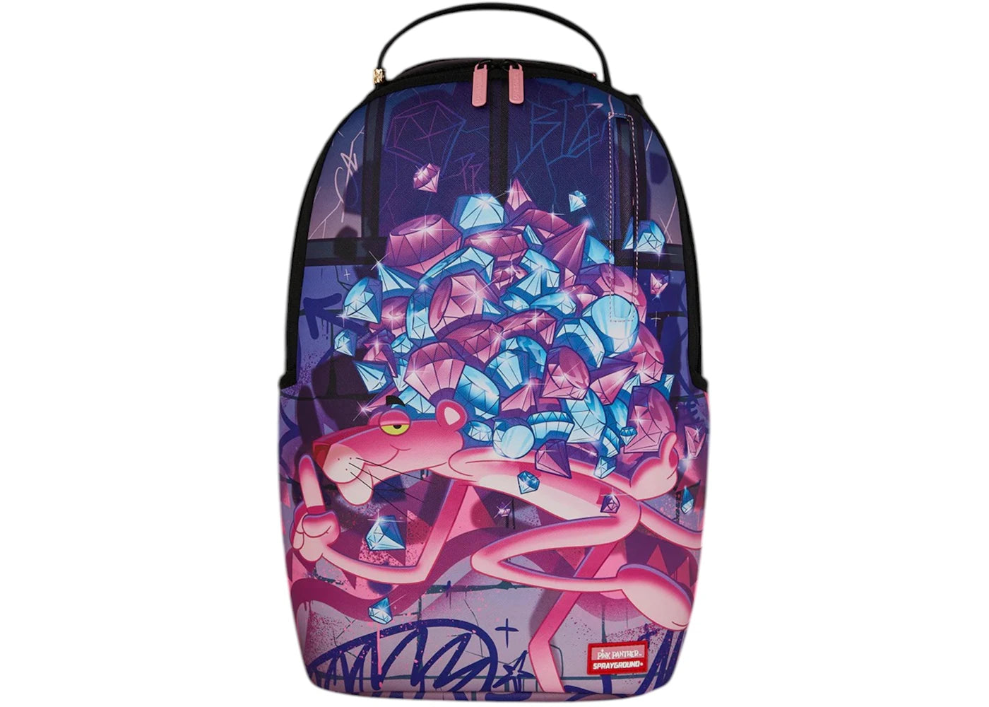 Sprayground Pink Panther Diamond Heist Backpack Multicolor - main view