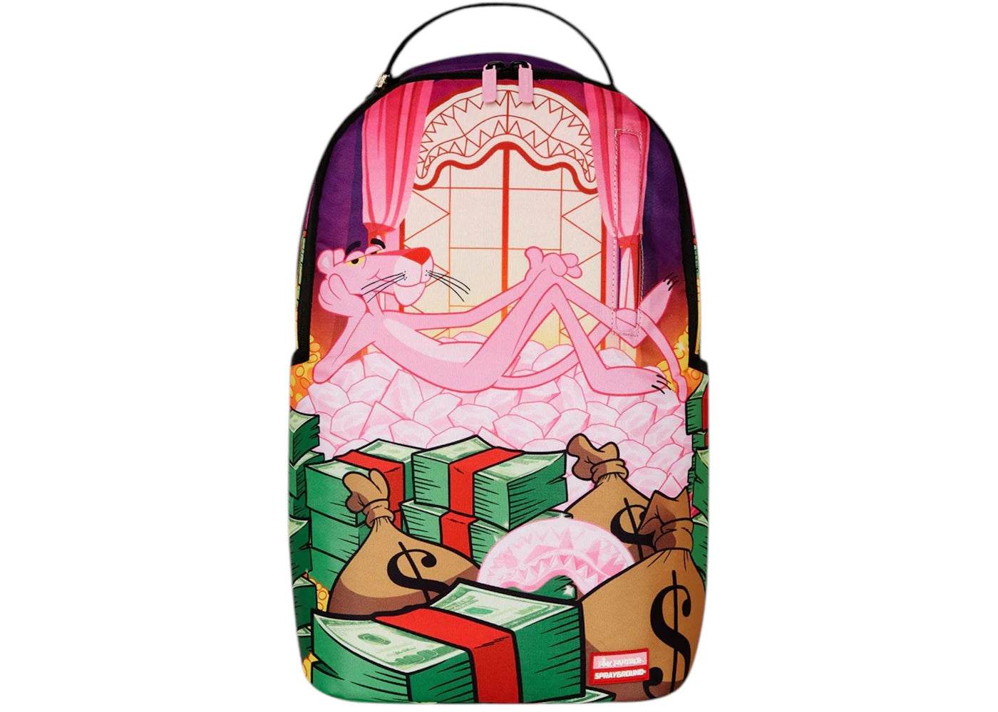 Sprayground Pink Panther Fortress Of Money Tude Backpack Multicolor - main view