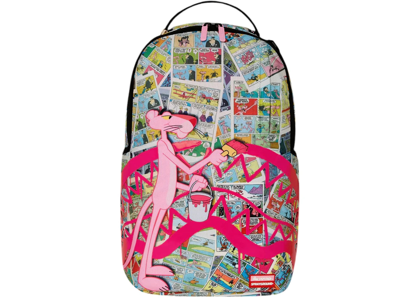 Sprayground Pink Panther The Gallery DLXR Backpack Multicolor - main view