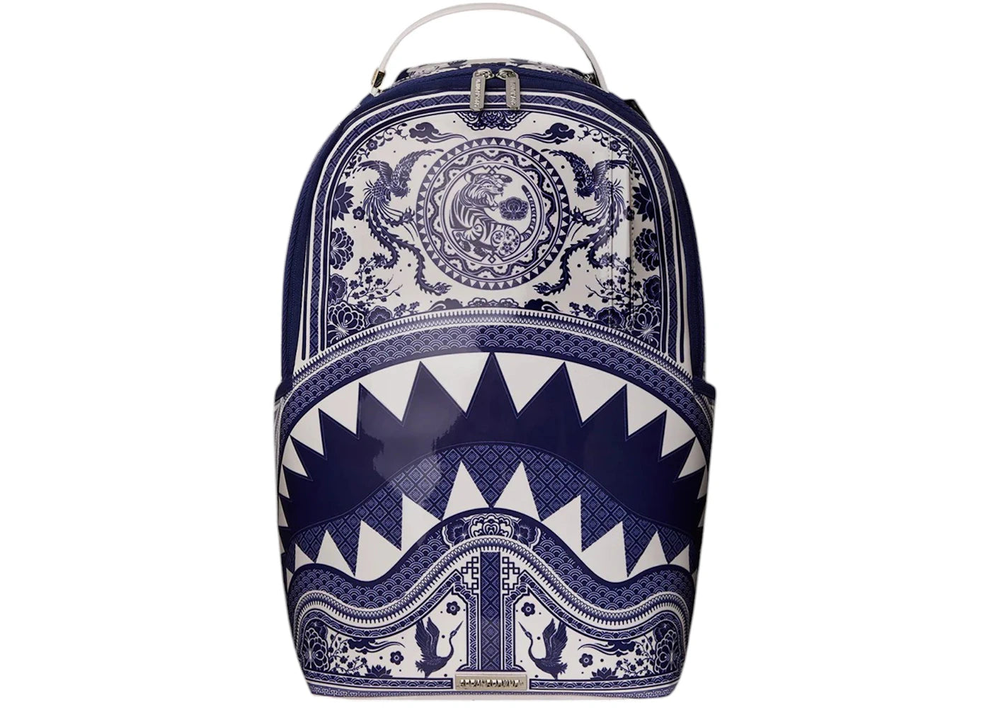 Sprayground Porcelain Tiger Phoenix Shark Backpack Multicolor - main view