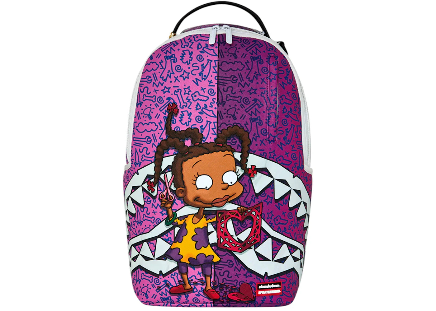 Sprayground Rugrats Susie Paper Hearts Backpack Multicolor - main view