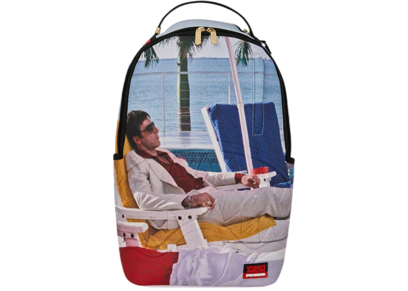 Sprayground Scarface Tony Montana Chillin Backpack Multicolor - main view
