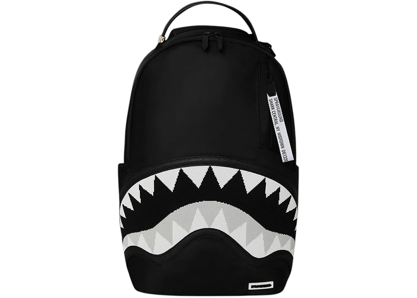 Sprayground Shark Central Backpack Black/White - main view