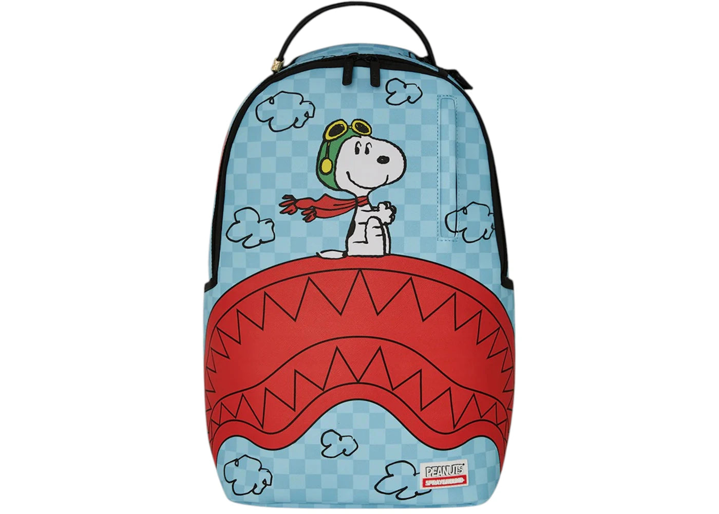 Sprayground Snoopy Pilot Shark DLXSV Backpack Multicolor - main view