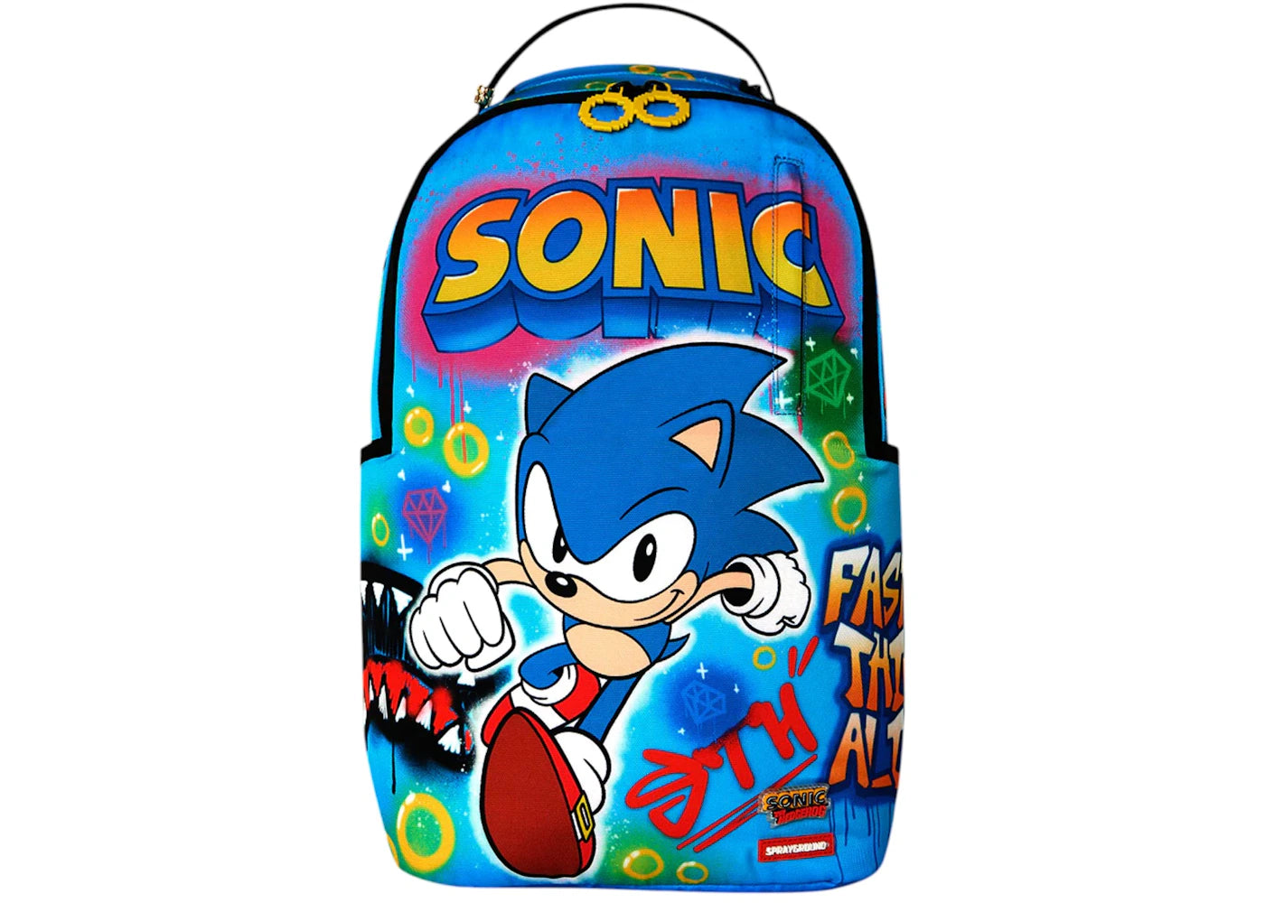 Sprayground Sonic on the Run 91 Backpack Multicolor - main view