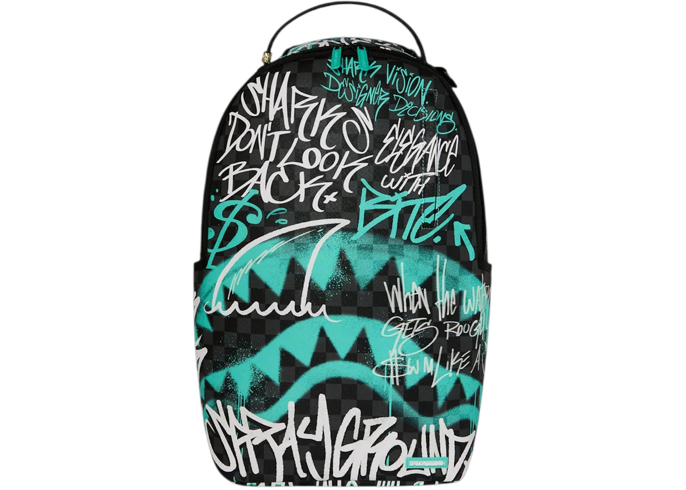 Sprayground Spray poetry III dlxsv Backpack Multicolor/water green - main view