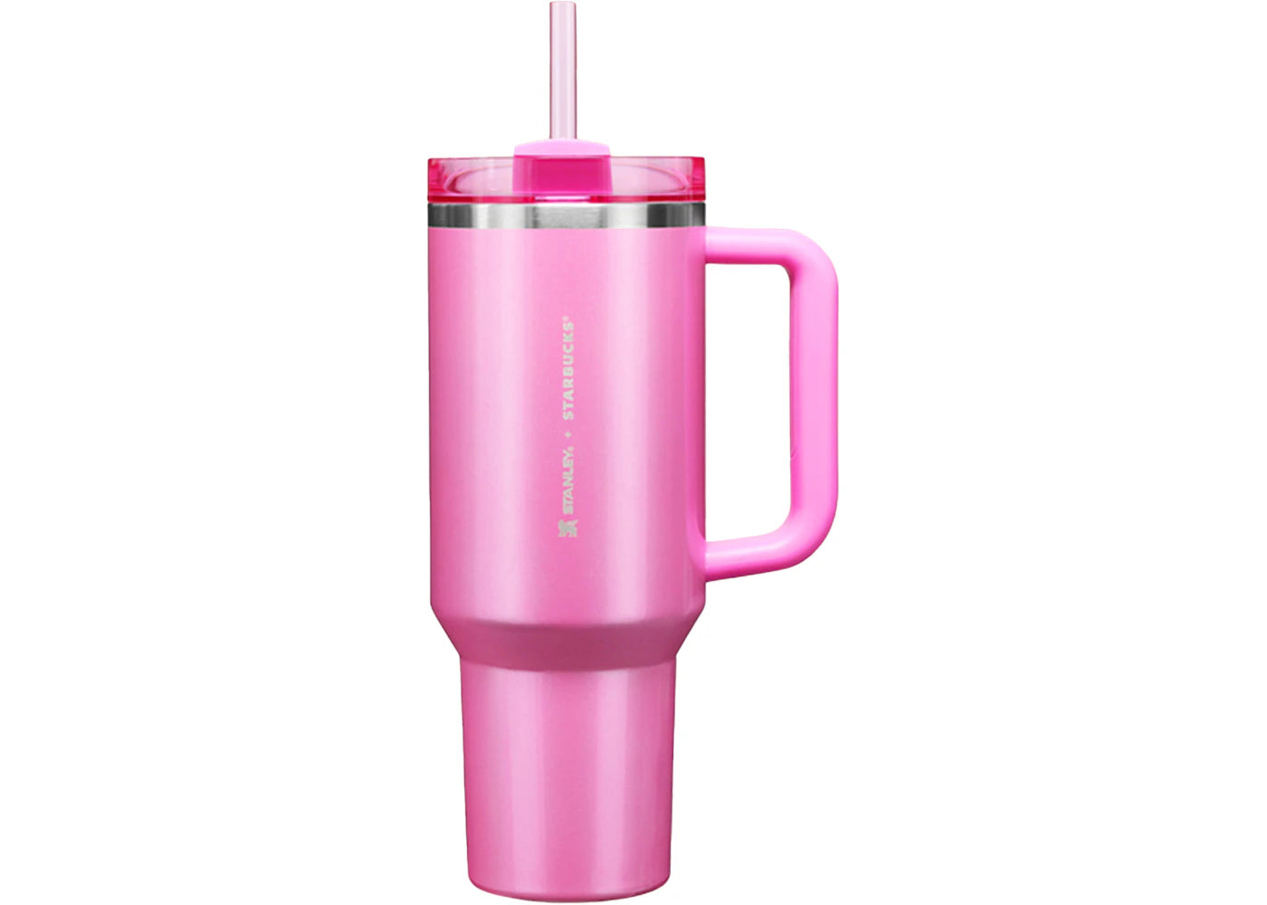 Stanley x Starbucks Quencher 40oz Tumbler Winter Pink - main view