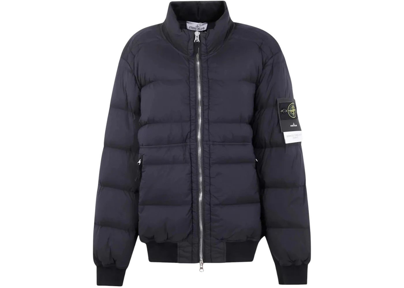 Stone Island Urban Puffer Bomber Jacket-Black