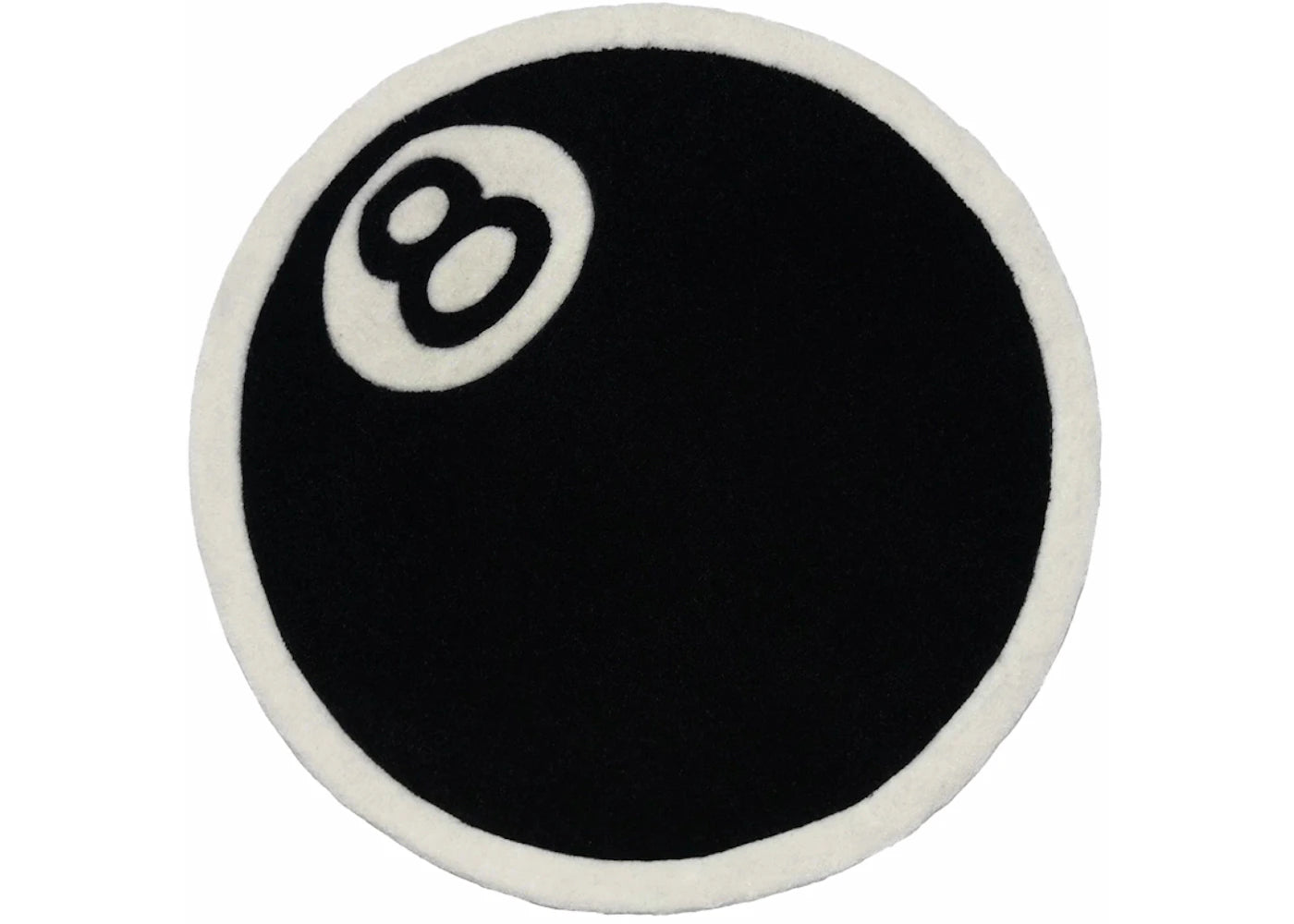 Stussy 8-Ball Rug-Black/White