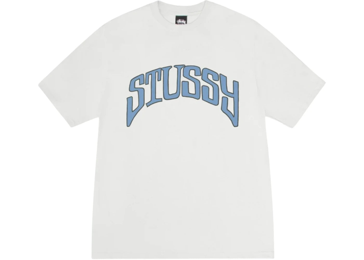 Stussy Arched Pigment Dyed Tee-Natural