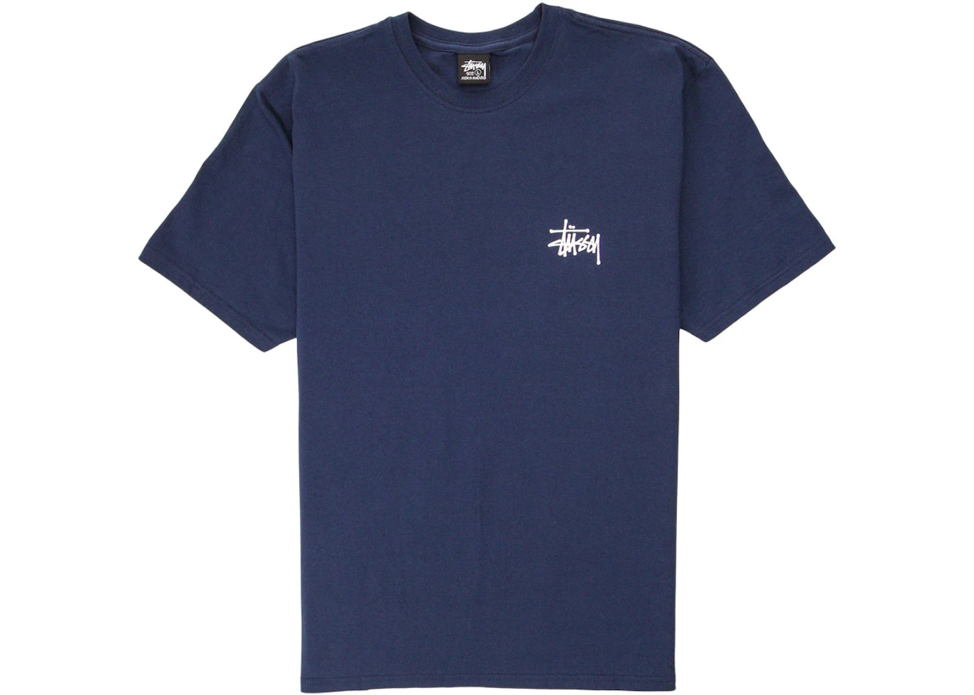 Stussy Basic T-shirt-Navy
