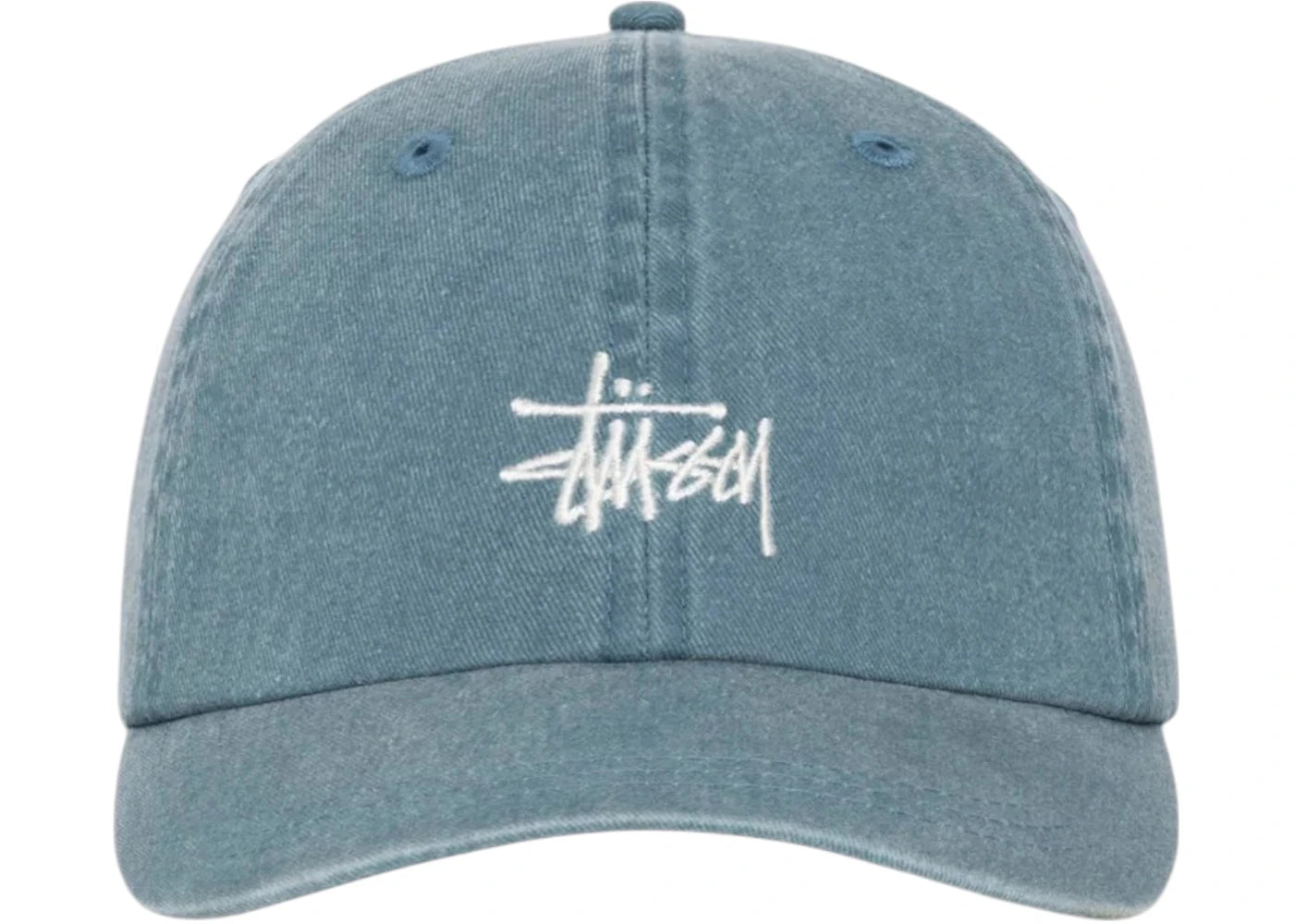 Stussy Basic Washed Cap-Ink Blue