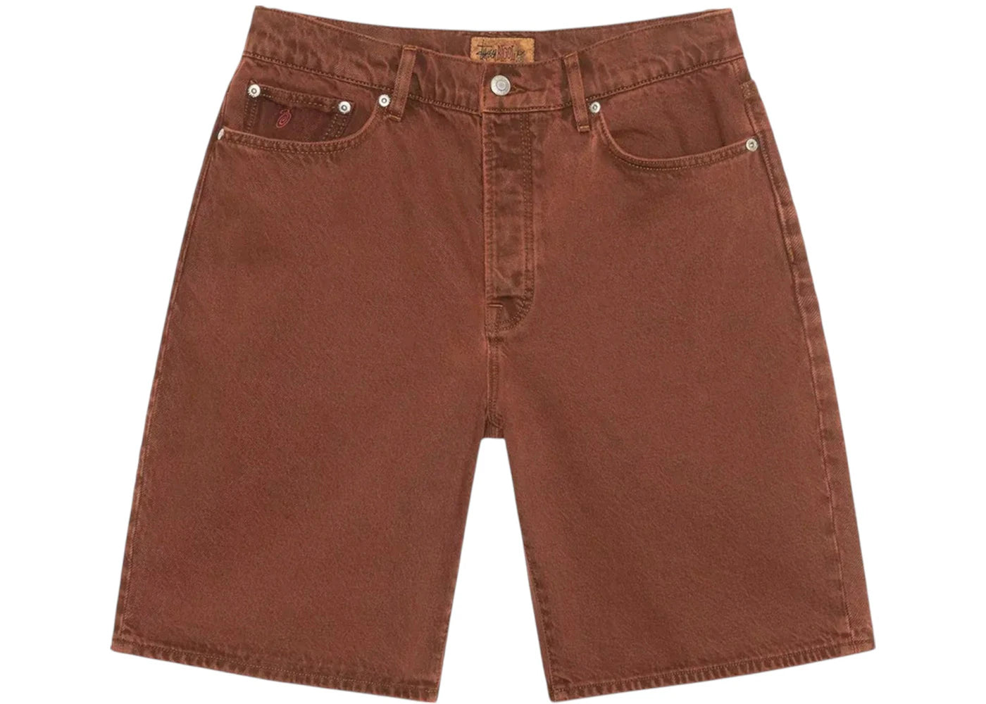 Stussy Big Ol Denim Shorts-Clay