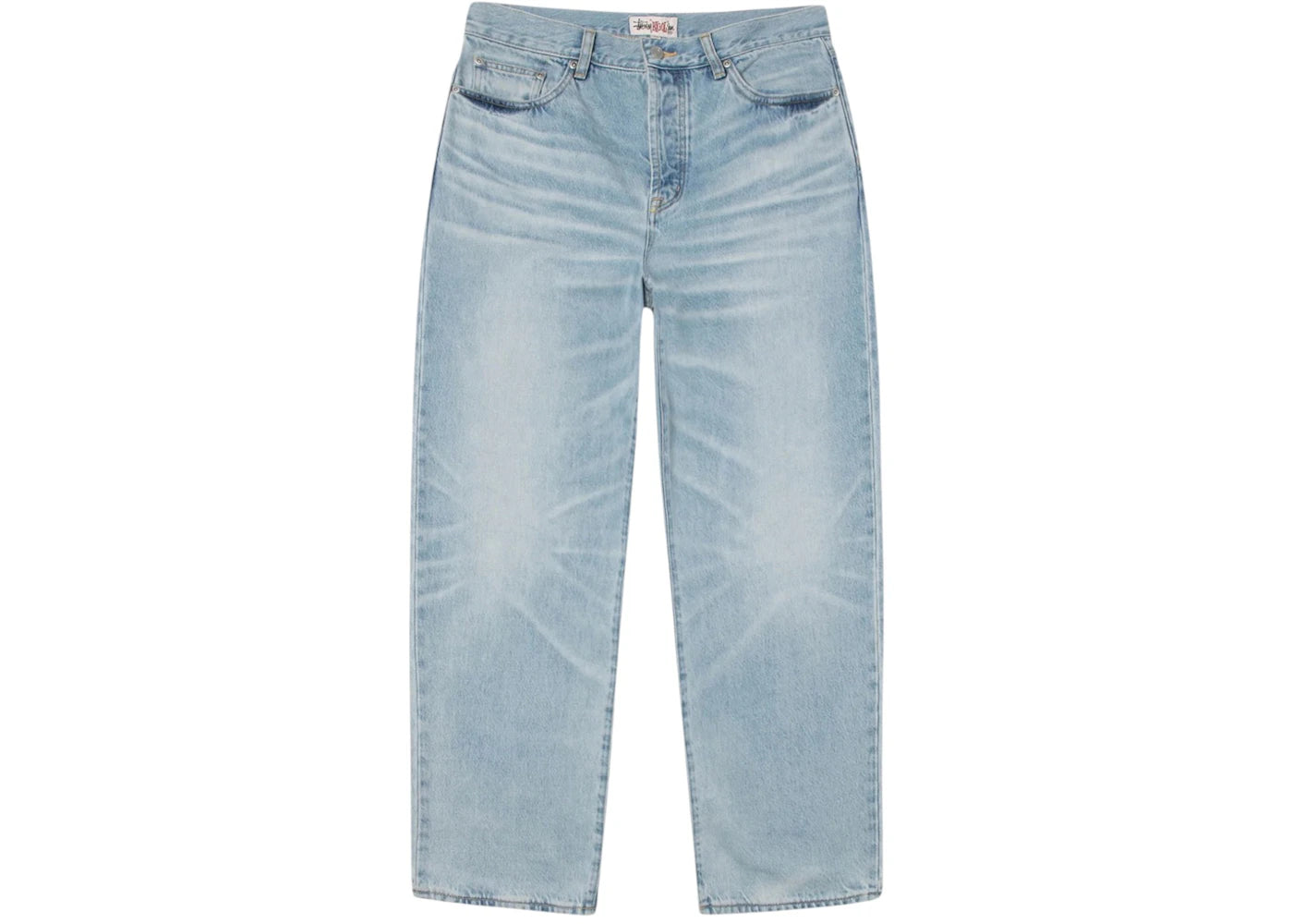 Jean Stussy Big Ol' Denim Vintage - Délavage bleu clair