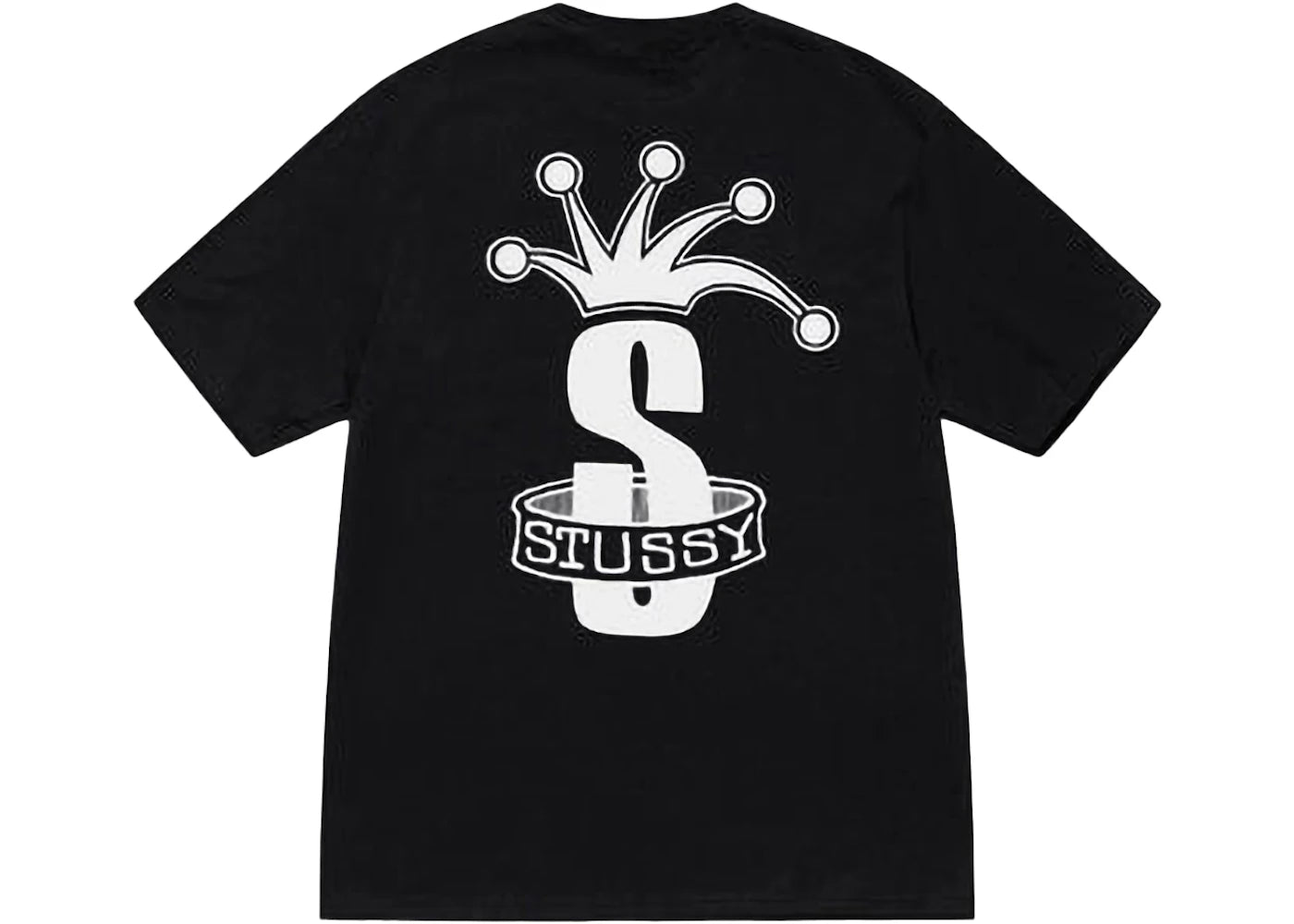 T-shirt Stussy Crown Band - Noir