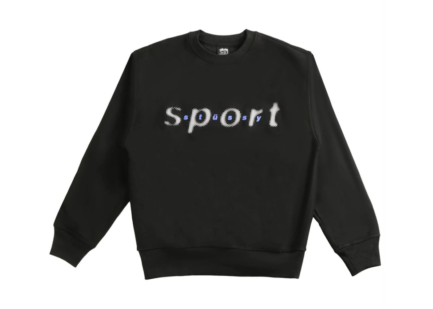 Sweat-shirt Stussy Dot Sport Crew - Noir