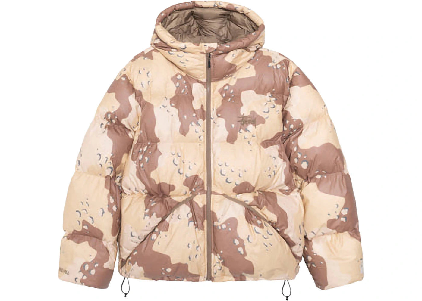 Parka Stussy en duvet micro-ripstop kaki