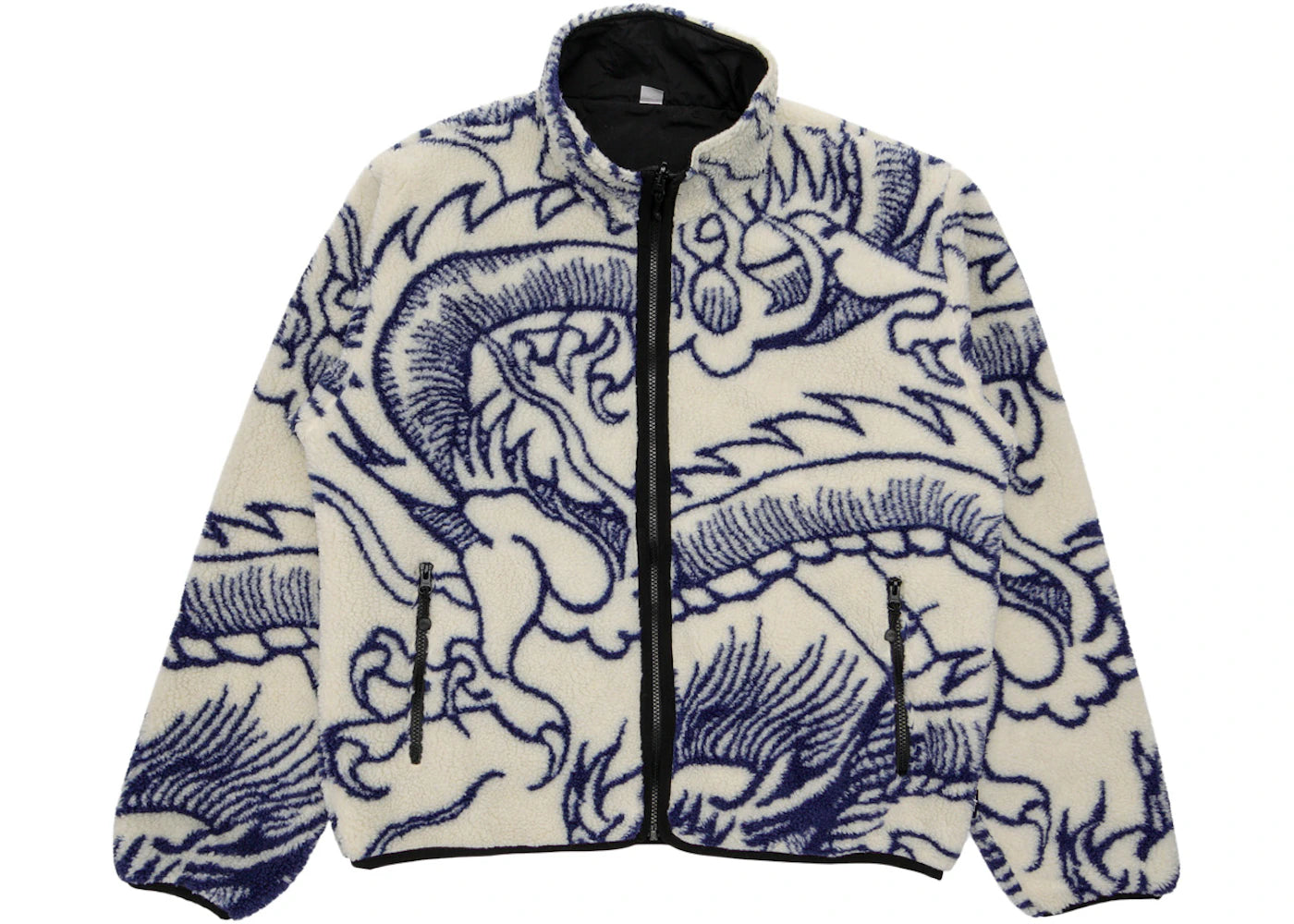 Veste Stussy Dragon Sherpa - Naturel