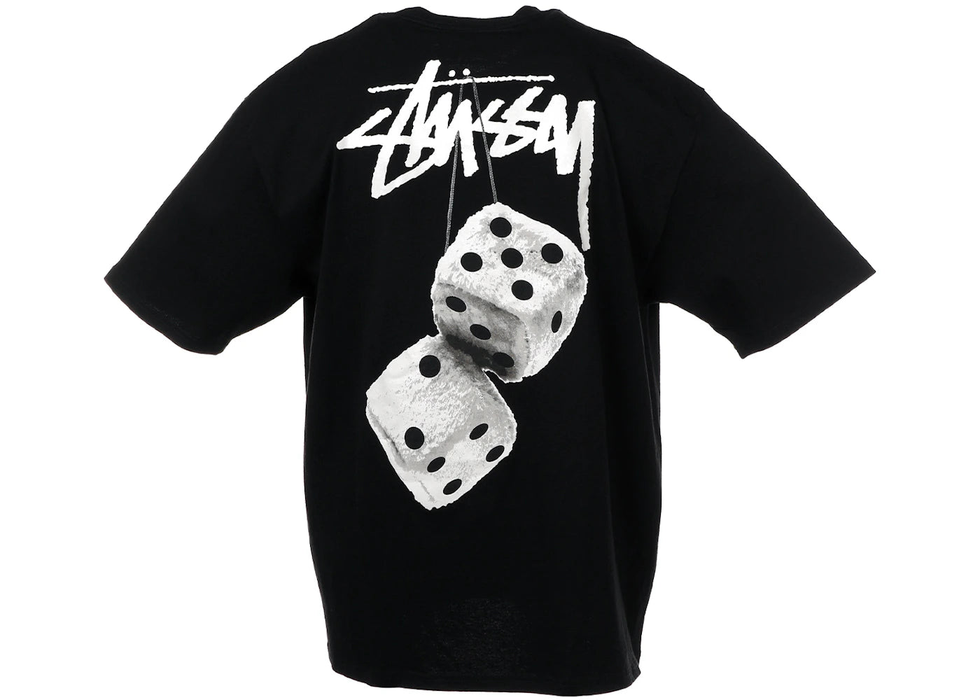 Stussy Fuzzy Dice Tee-Black