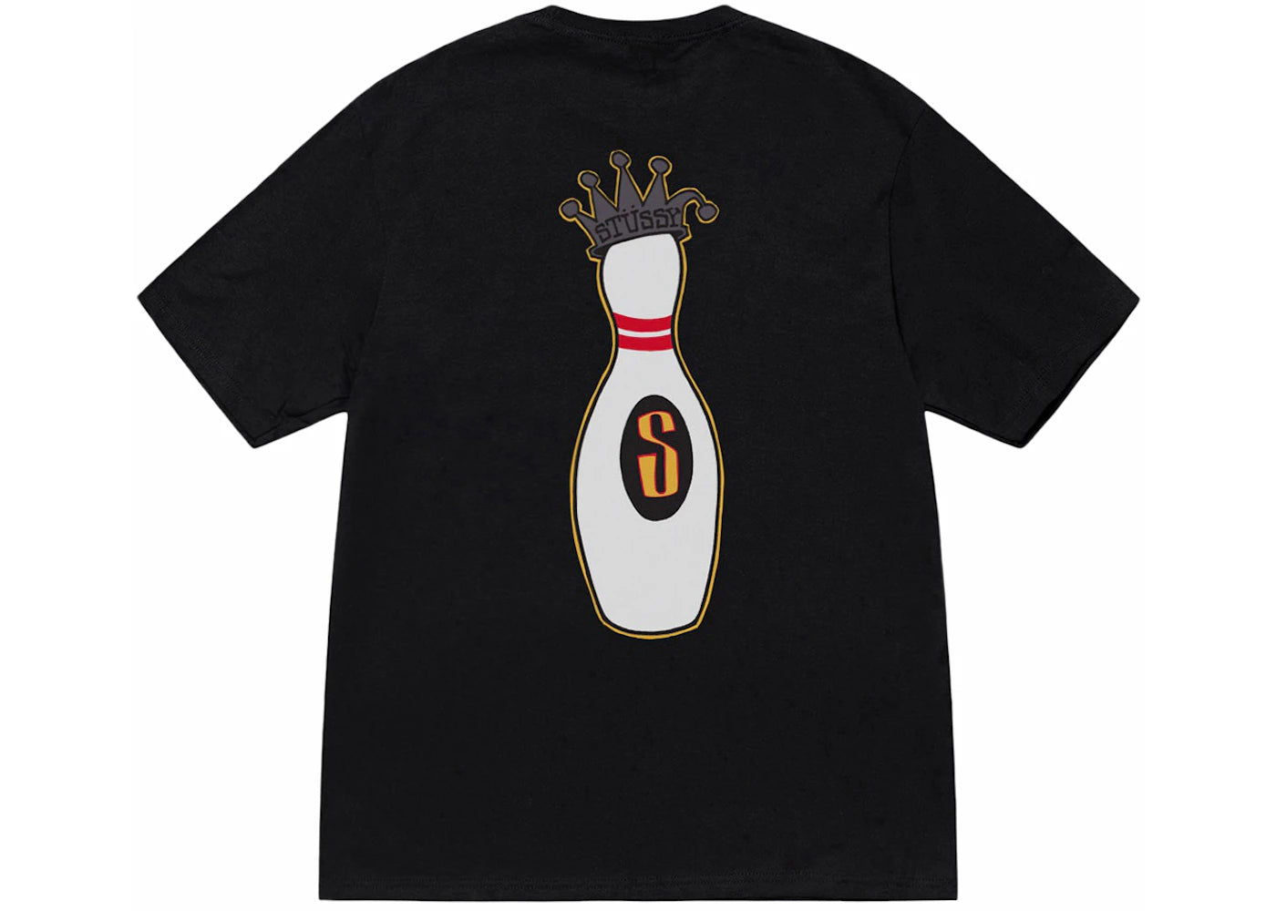 T-shirt Stussy Kingpin noir