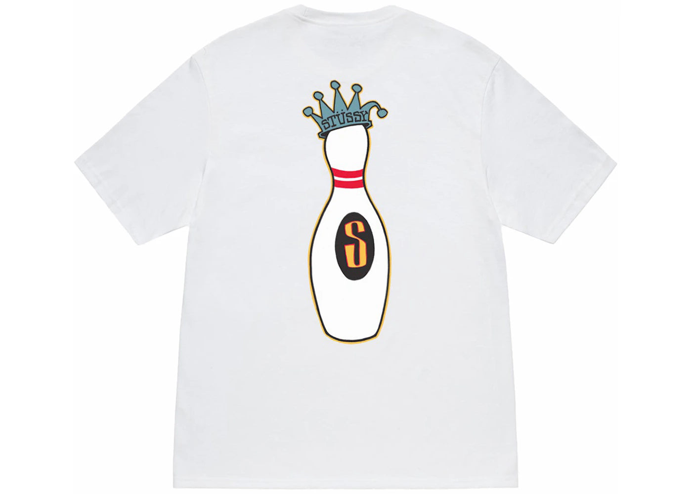 T-shirt Stussy Kingpin blanc