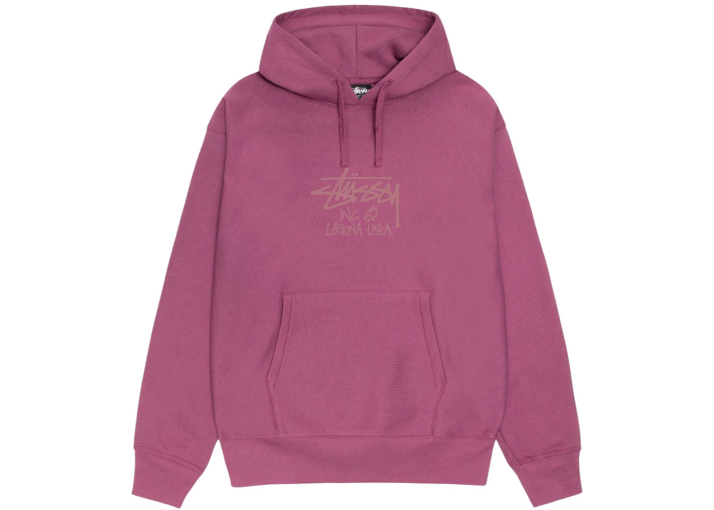 Sweat à capuche Stussy Laguna USA-Berry