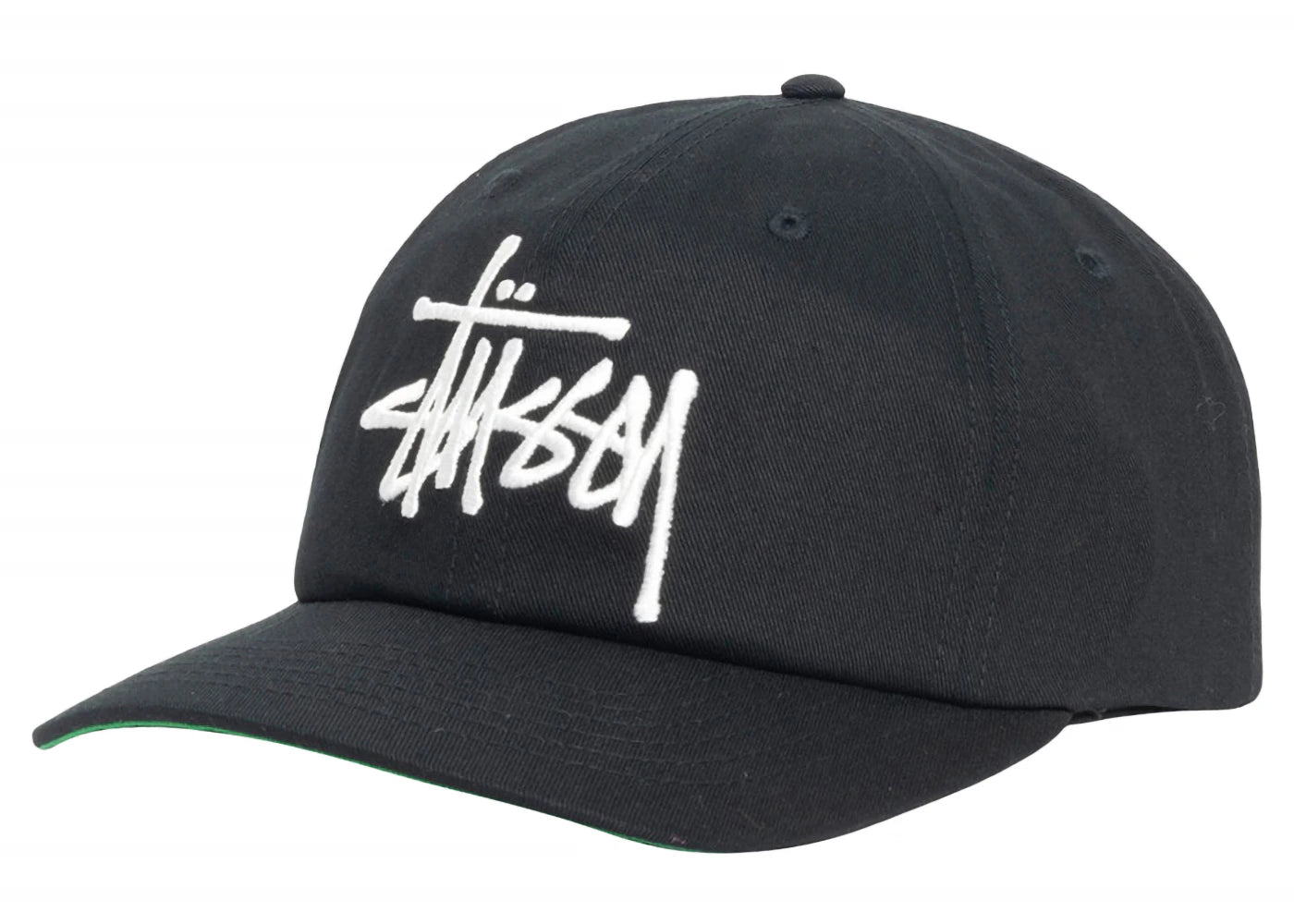 Casquette Stussy Low Profile Big Basic - Noir Ombre