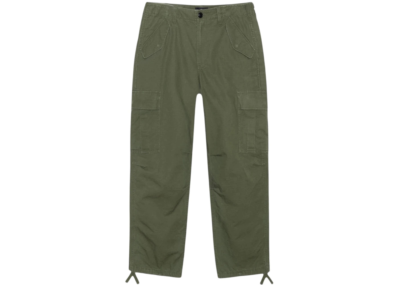 Pantalon cargo militaire Stussy Ripstop (SS25) - Vert olive