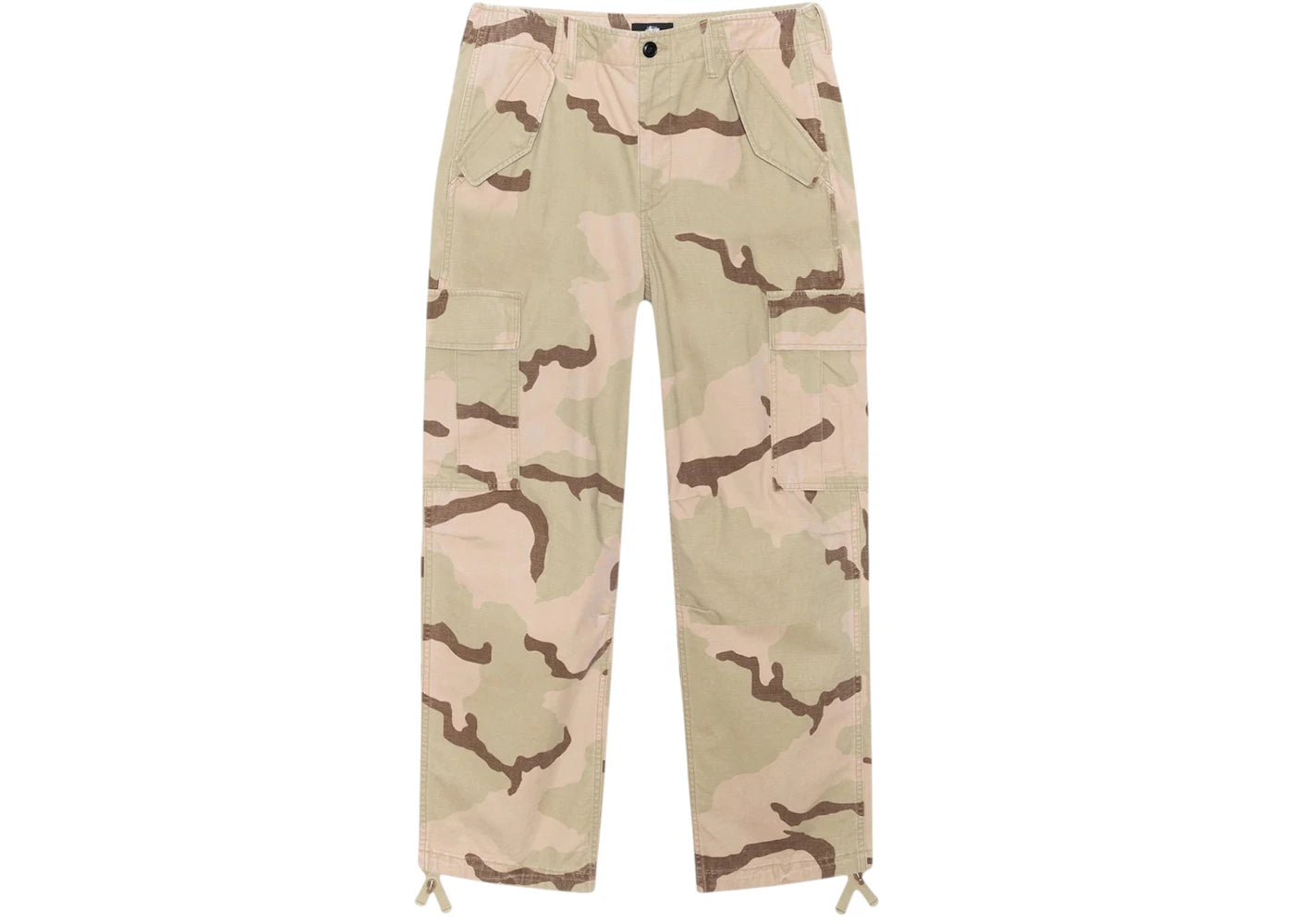 Pantalon cargo militaire Stussy Ripstop (SS25) - Camouflage sable
