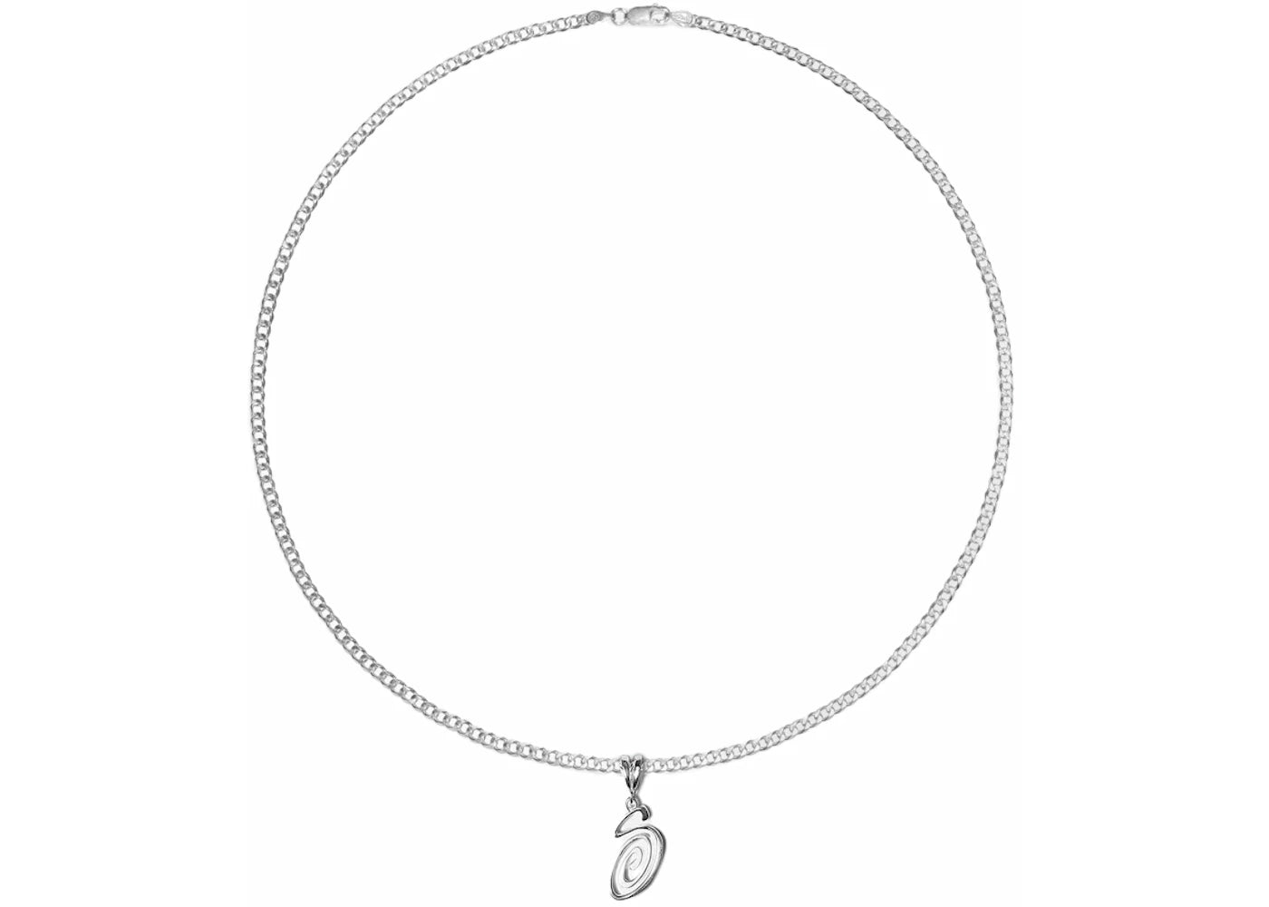Chaîne Stussy Swirly S - Argent sterling