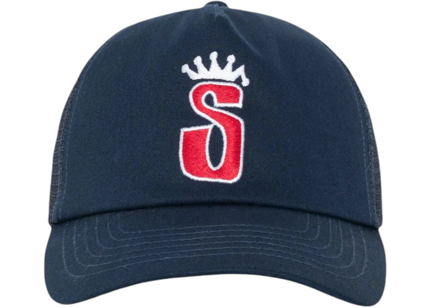 Casquette Stussy Trucker S Crown Snapback - Marine